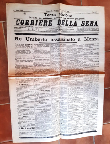 Umberto assassinato monza - umberto, a