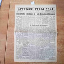 CORRIERE DELLA SERA MARZO 1917