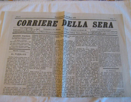 Anno corriere della - 1, n.1