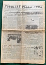 GIORNALE PRIMA PAGINA CORRIERE