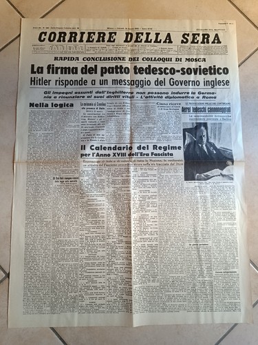 Corriere della sera agosto - 24,